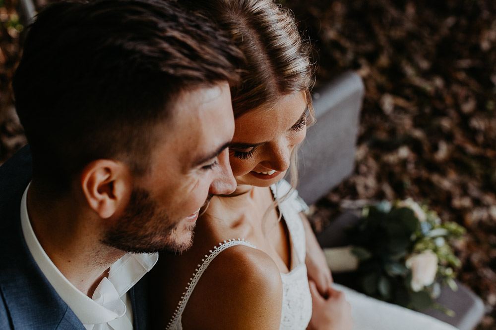 Brautpaar im Sonnenuntergang Brautpaar im Sonnenuntergang